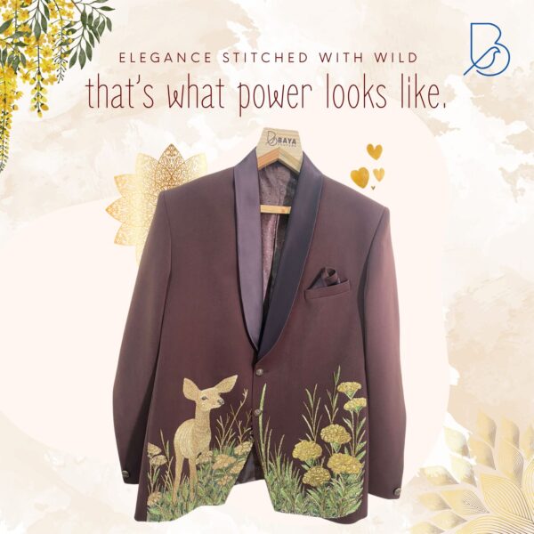 Jungle theme luxurious handcrafted twinning outfits
