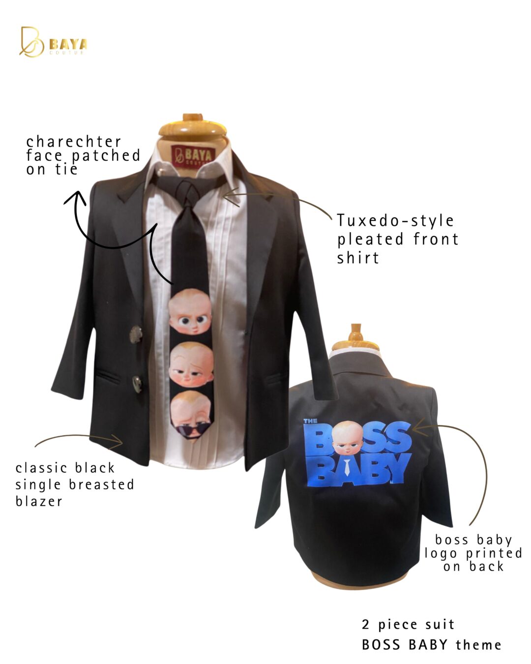 Boss Baby Theme Birthday Outfit