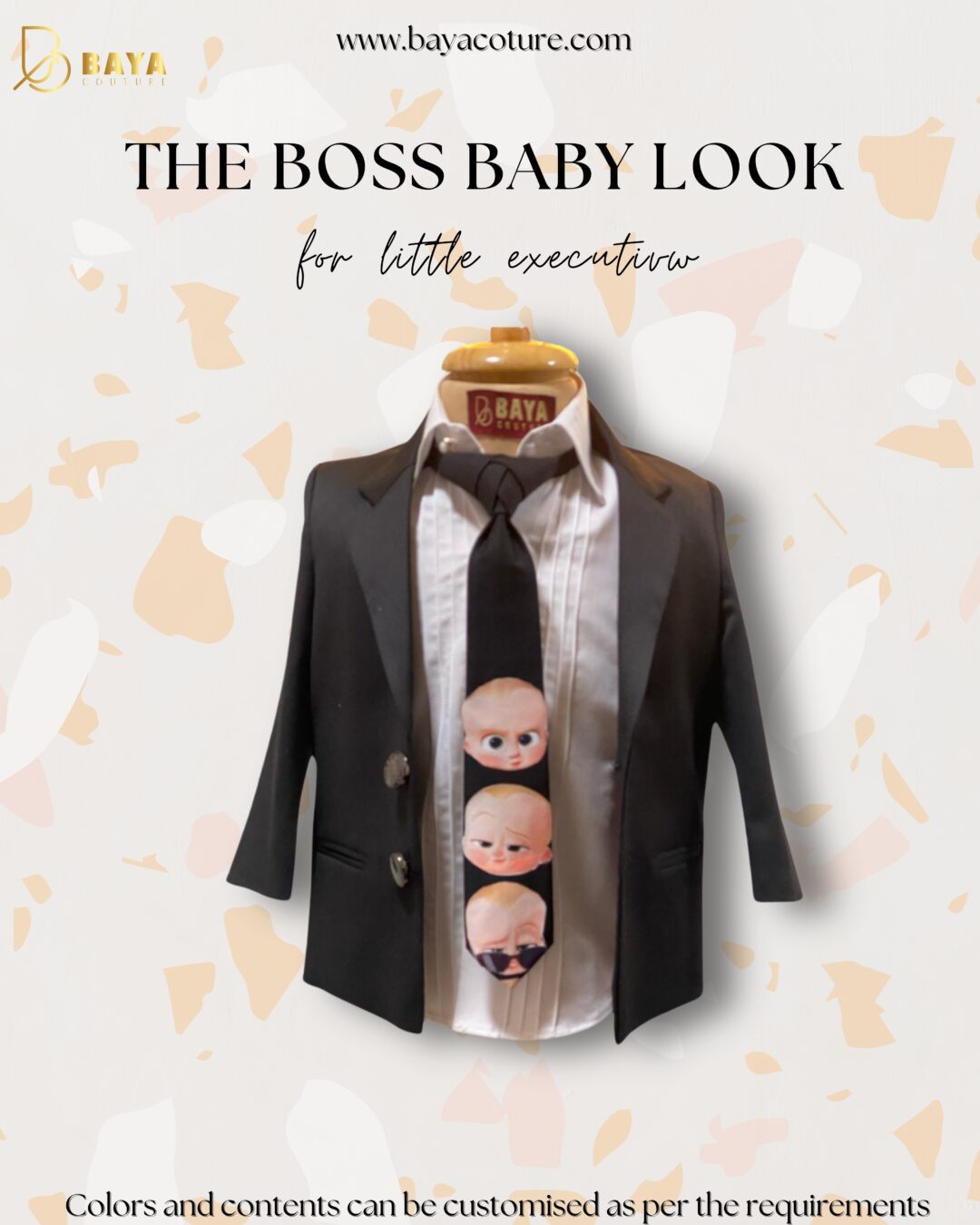 Boss Baby Theme Birthday Outfit