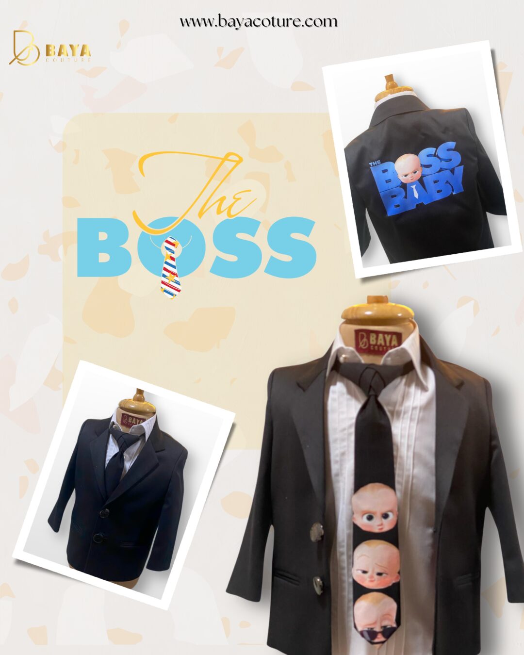Boss Baby Theme Birthday Outfit