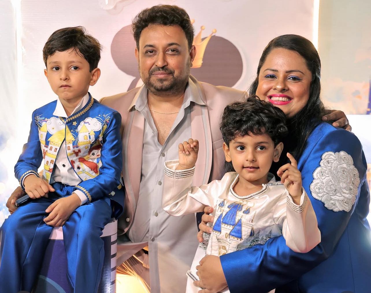 Gaurav Goswami and Family