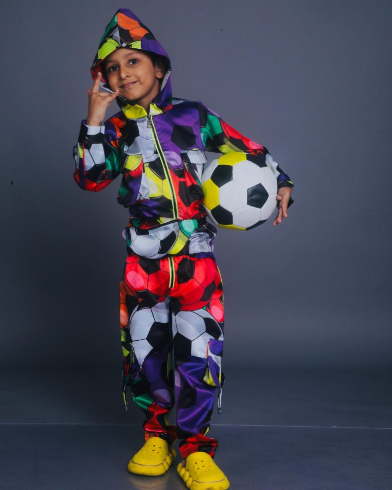 Boys Football hoodie jumpsuit