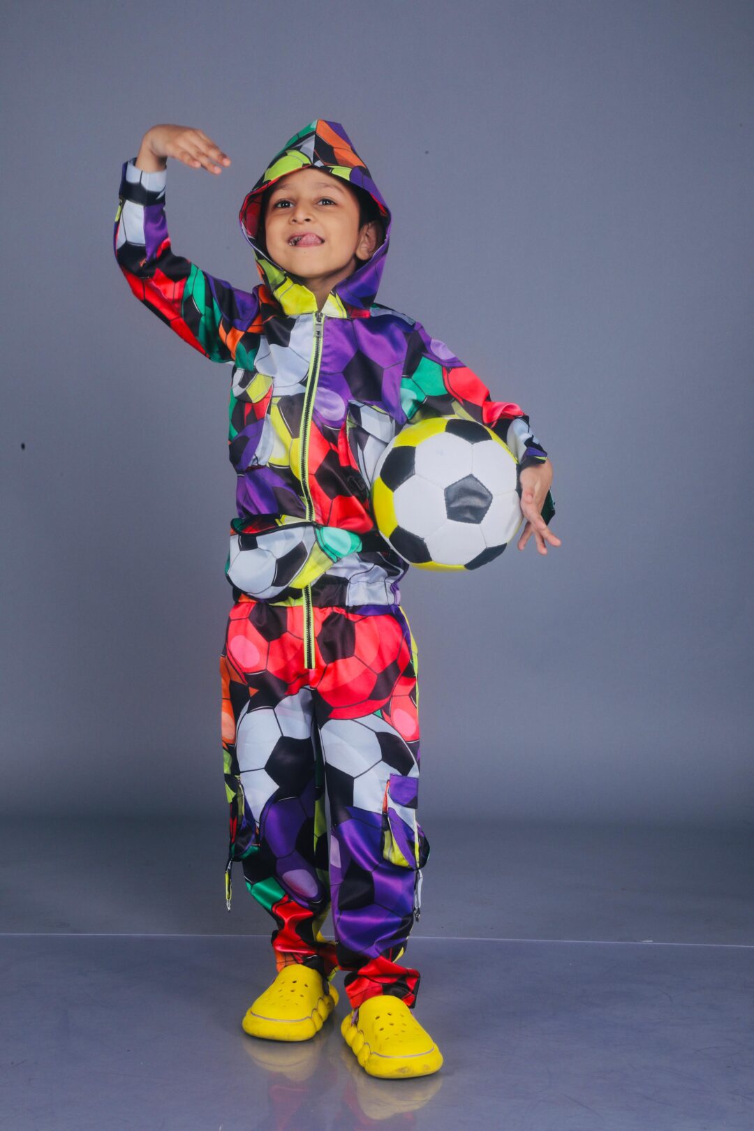 Boys Football hoodie jumpsuit